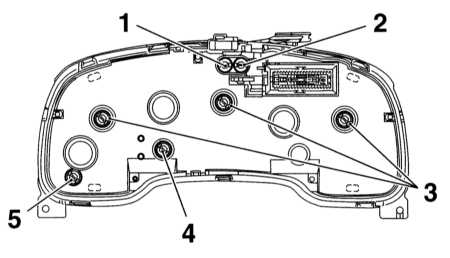  Снятие и установка комбинации приборов Opel Astra